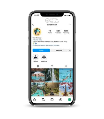 Buy Travel Ideas Instagram Account