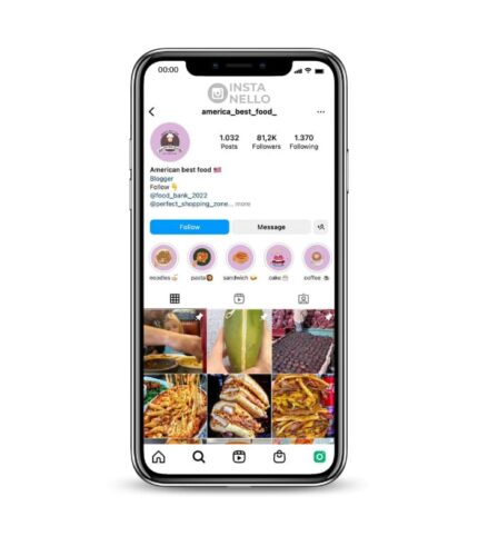 Buy Restaurant Instagram Account