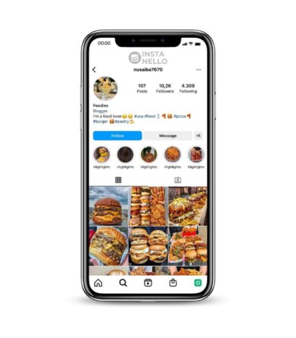 Buy Foodies Instagram Accounts