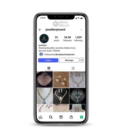 Buy Luxury Jewellery Instagram Account