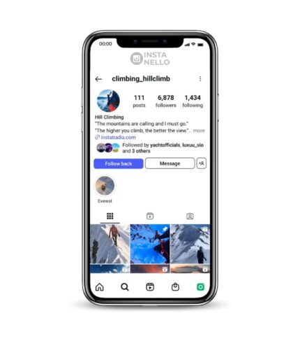Buy Hill Climbing Instagram Account