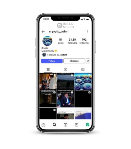 Buy Crypto Currency Instagram Account