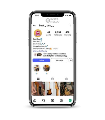 Buy Music Instagram Account